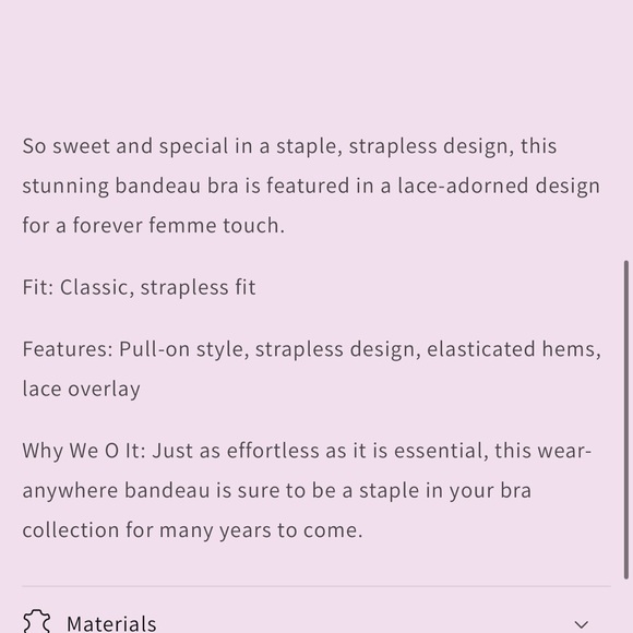 NWOT Free People Bring Me Another Bandeau - Picture 7 of 7